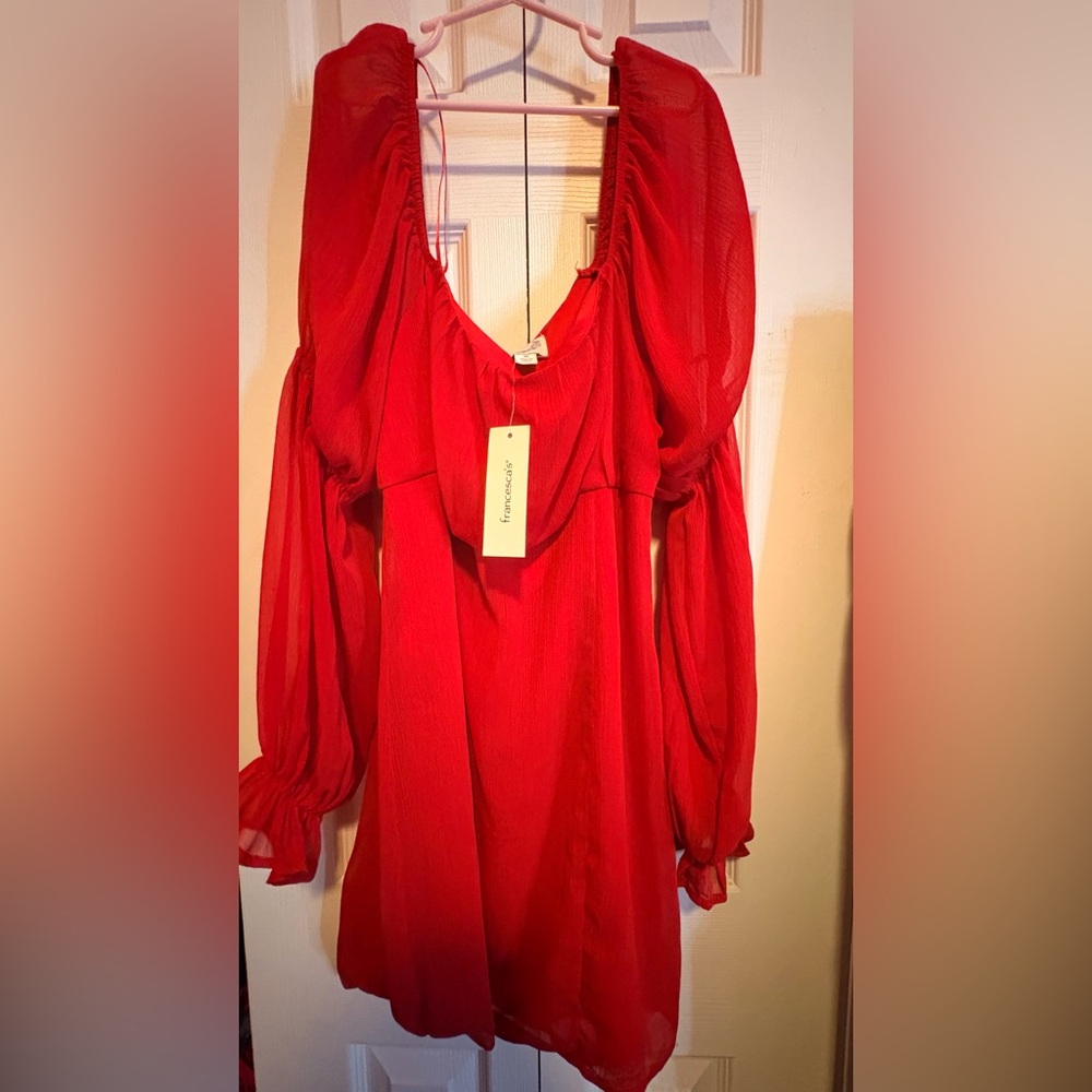 Francesca's Collections Red Dress